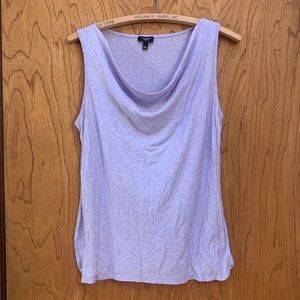 Talbots Lilac Sleeveless T-Shirt large